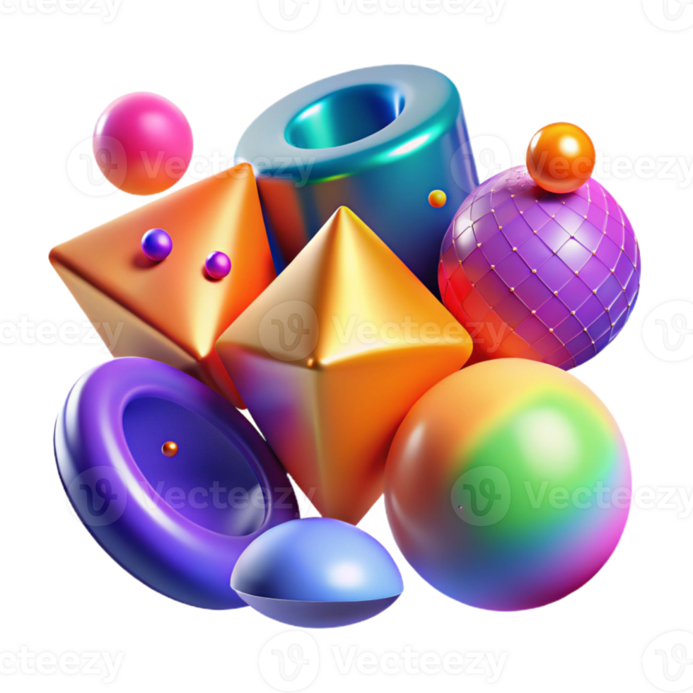 wonderful abstract Colorful Shape Gradients Transparent for Web Graphics genuine png