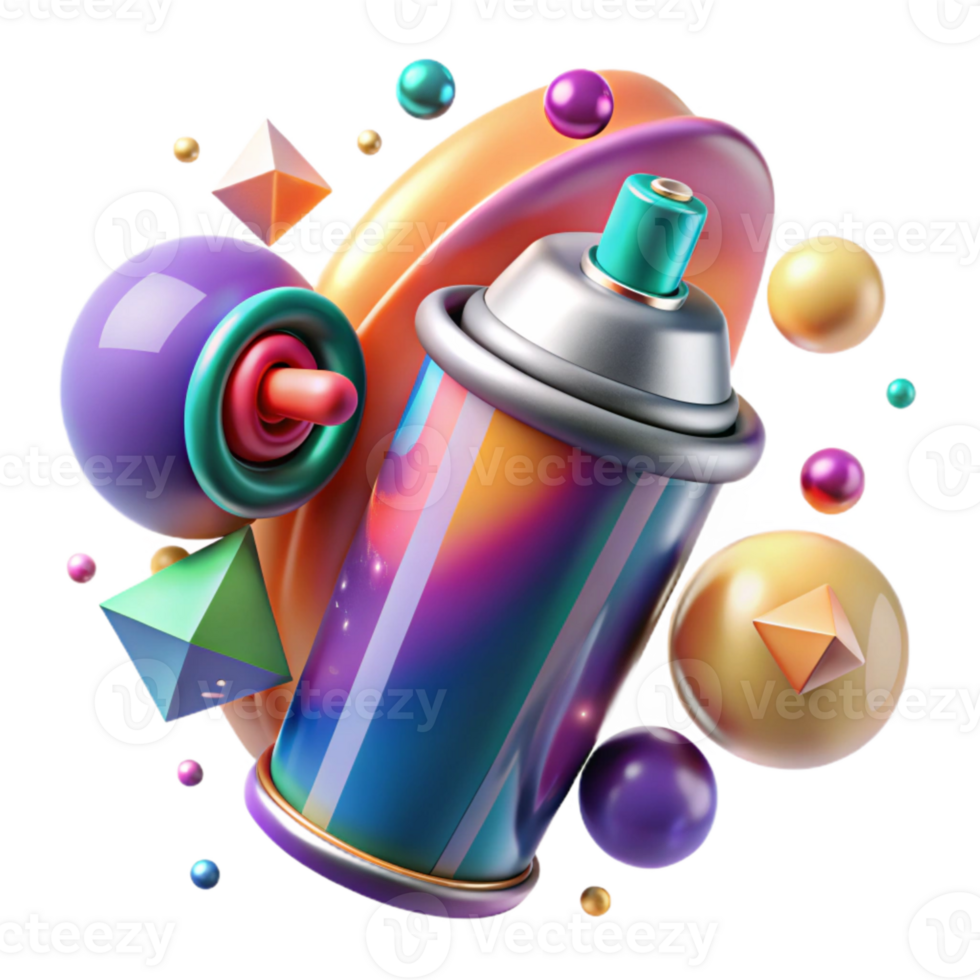 impressive abstract Colorful Spray Paint Texture Design Transparent original png
