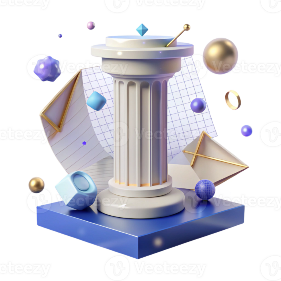 magnificent contemporary Column Blueprint Transparent Background Construction Plan detailed png