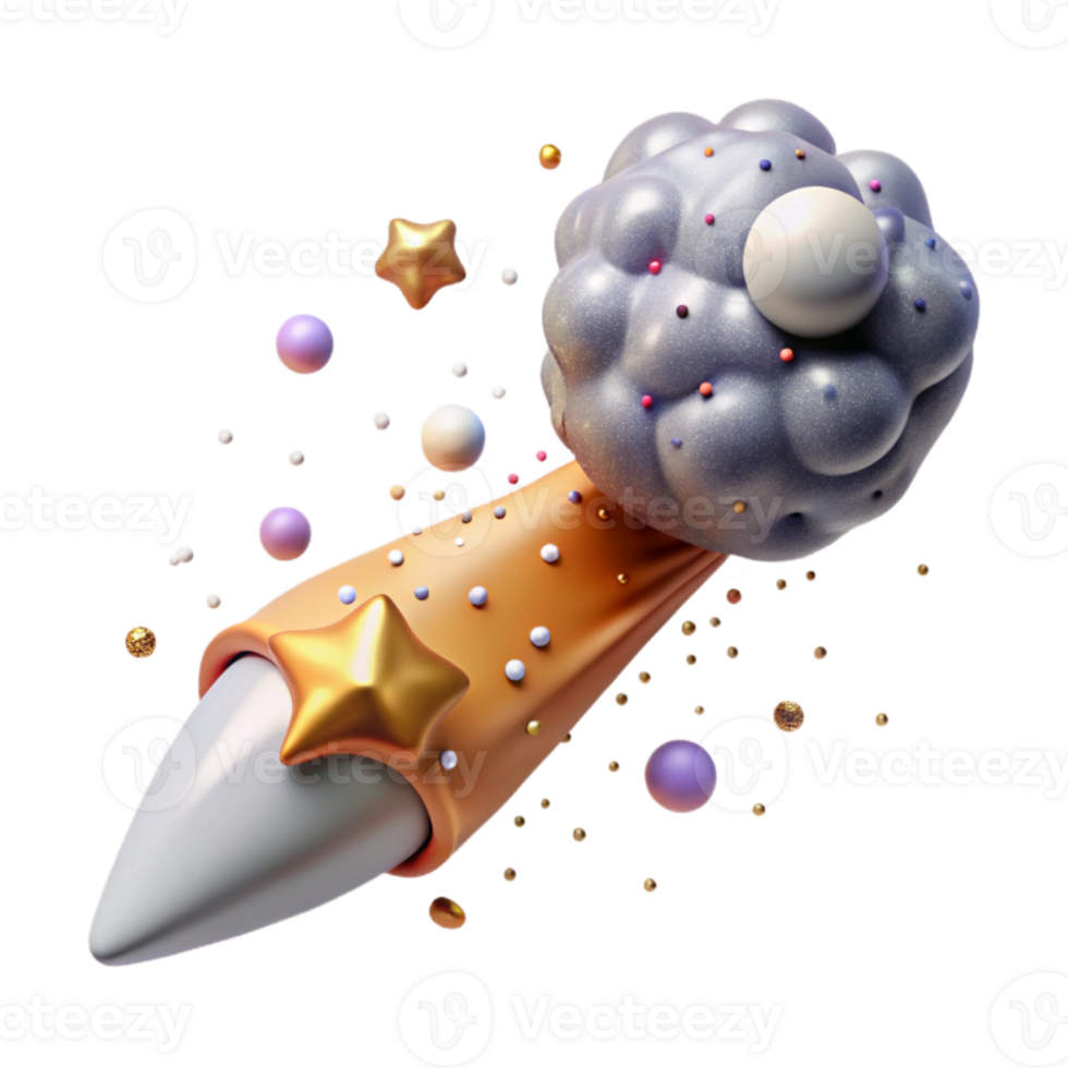 beautiful abstract Comet Tail Dust and Gas Isolated for Astronomy Graphics exclusive png