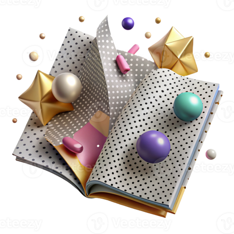 serene artistic Comic Book Style Dotted Pattern Isolated genuine png