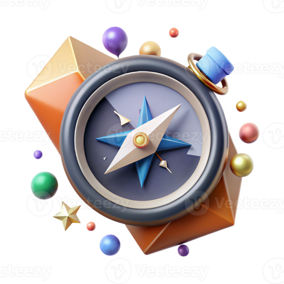 extraordinary artistic Compass Icon Isolated for Navigation Tools high resolution png