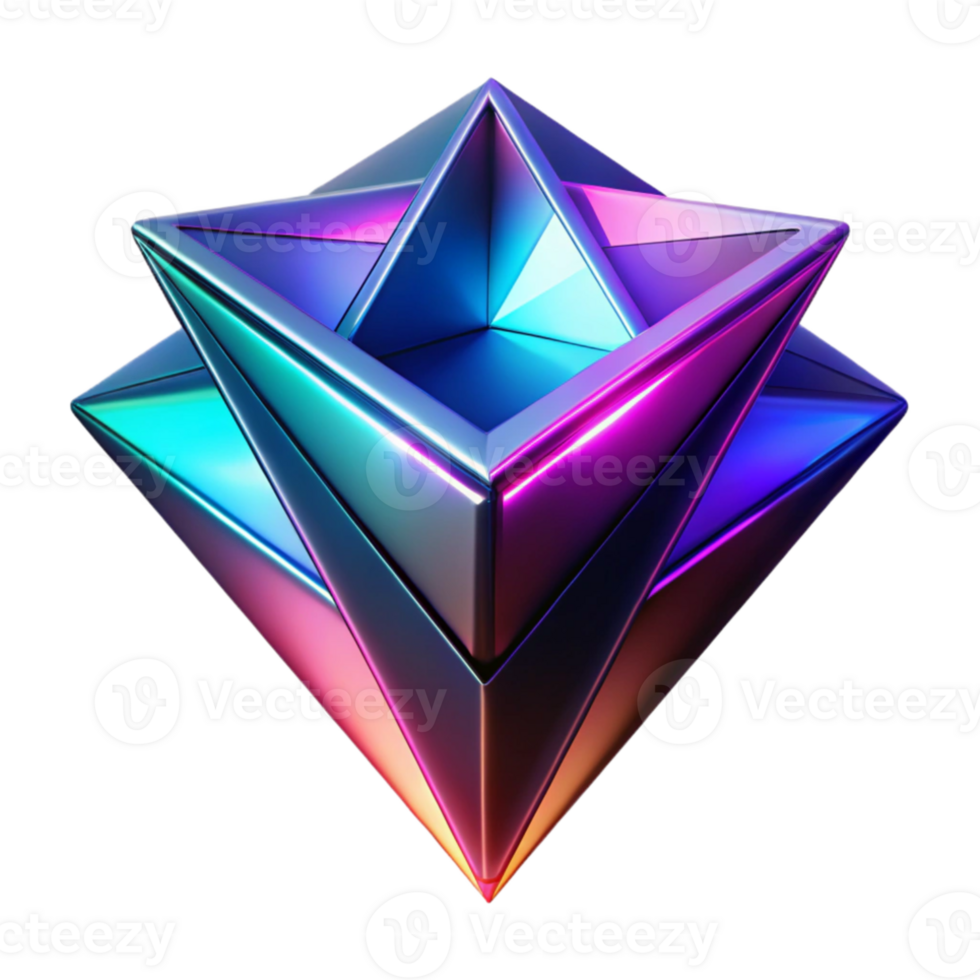 dramatic abstract Fractured geometric shapes in vibrant neon hues, casting long, sharp shadows under a dramatic, chiaroscuro lighting, with a grainy, retro-futuristic aesthetic high resolution png