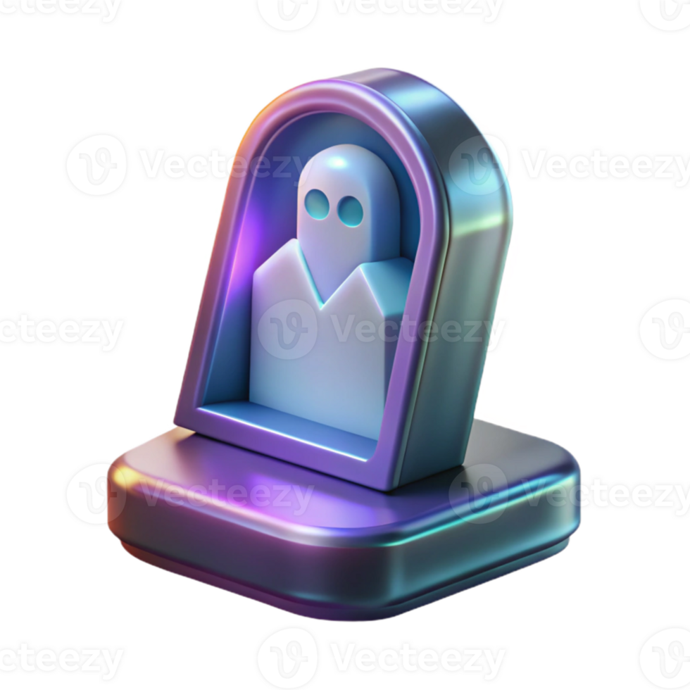 impressive vintage Holographic projection of a deceased loved one, soft lighting, sentimental sci-fi style high quality png