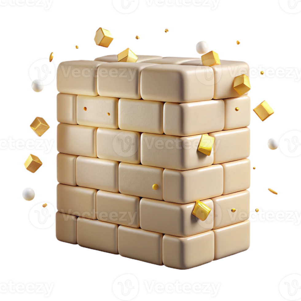 beautiful minimalist Creamy White Brick Texture Cutout for Architectural Renderings detailed png