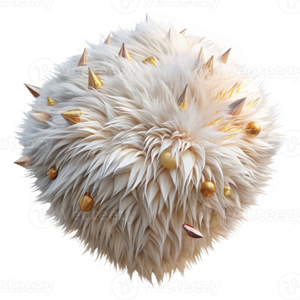 serene minimalist Creamy White Fur Texture Cutout for Fashion Projects authentic png