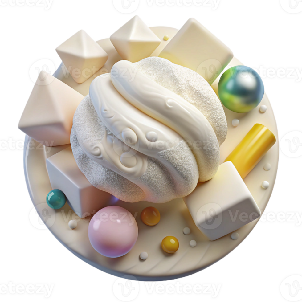 dramatic classic Creamy White Plastic Texture Cutout for Product Prototyping original png