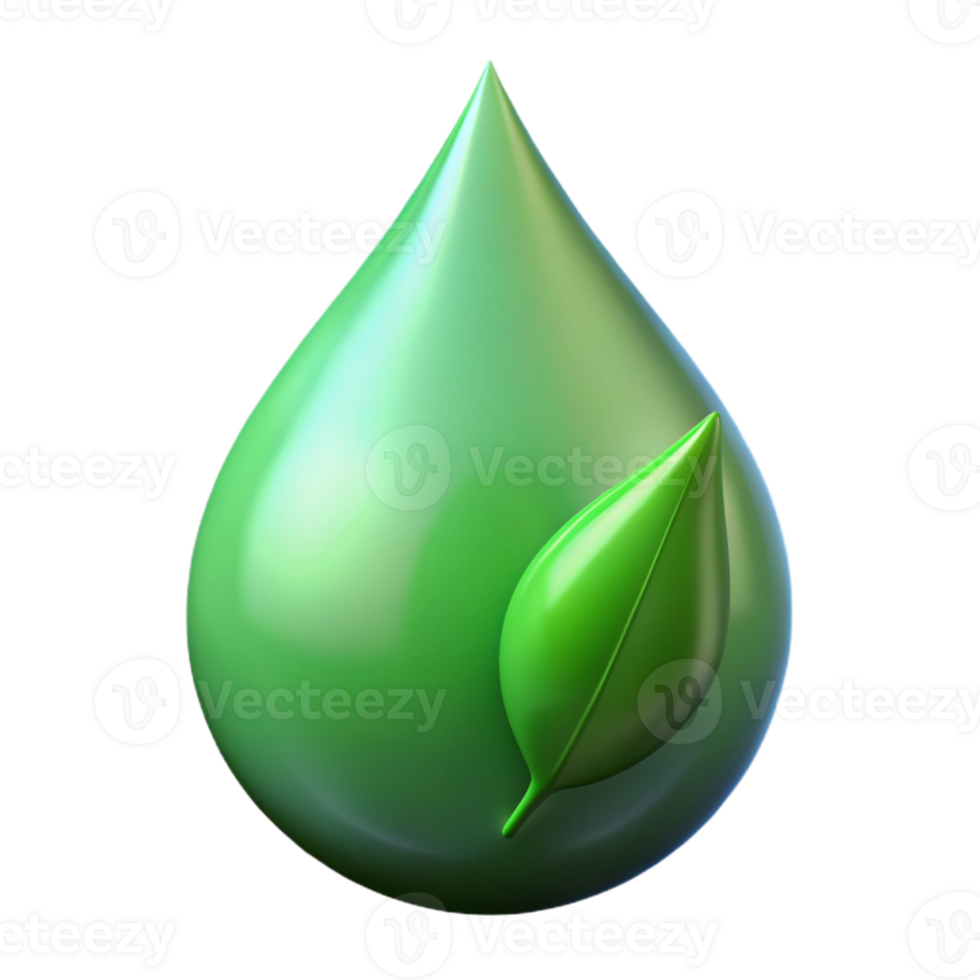 serene vintage A single perfect raindrop on a green leaf, reflecting the surrounding environment, macro photography original png