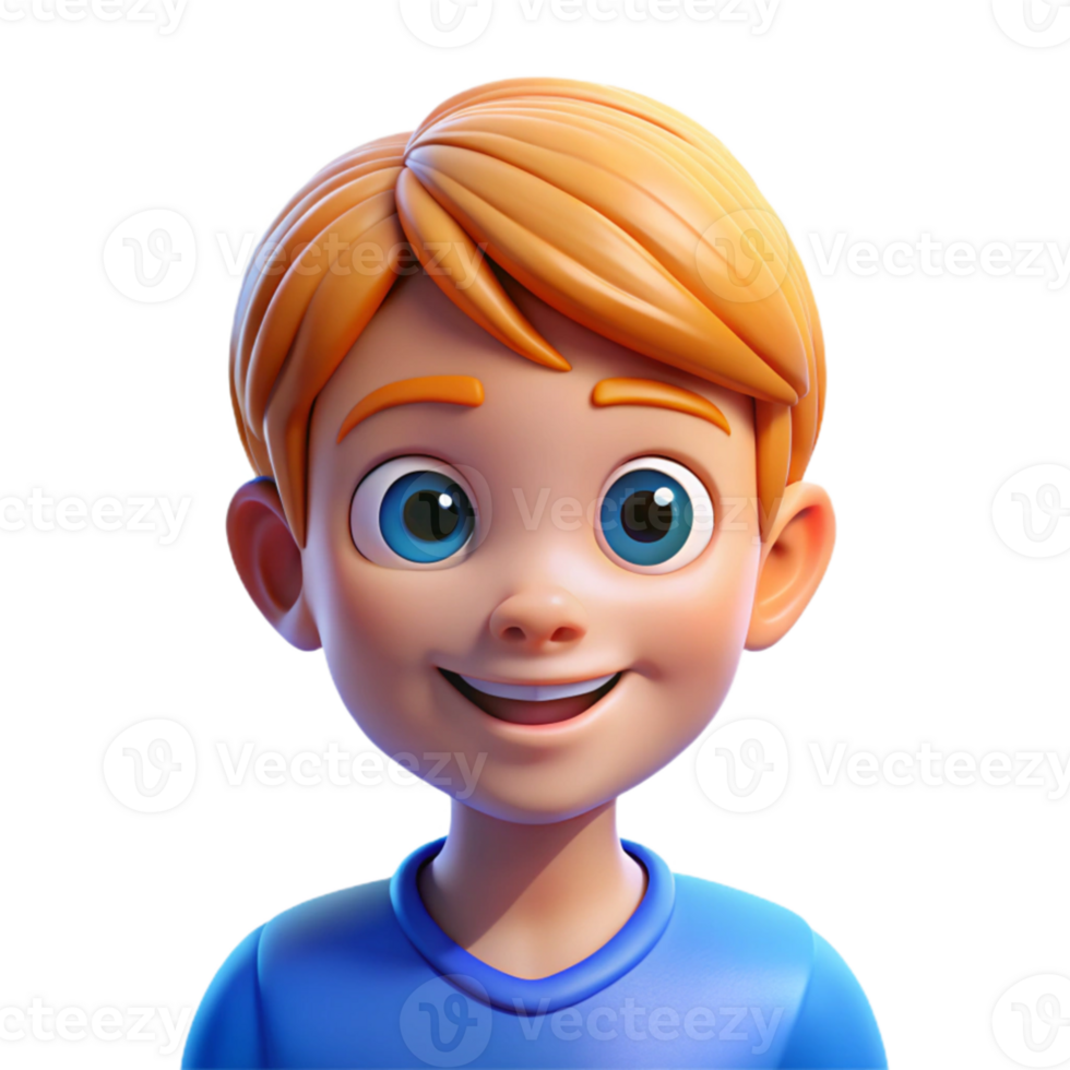 elegant classic Portrait of a child with bright blue eyes and a mischievous smile, lit by natural window light, in an impressionistic style high quality png