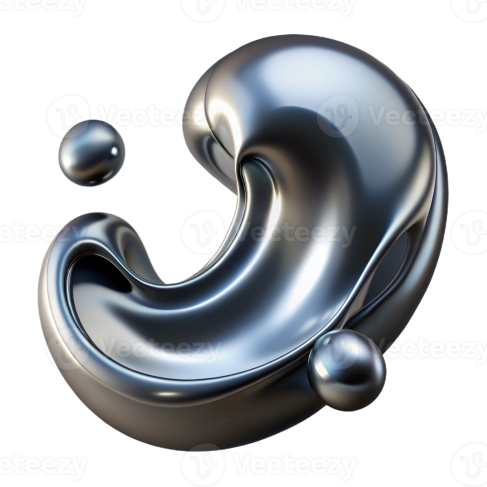 impressive rustic A dynamic flow of liquid mercury, forming abstract shapes and ripples, with realistic reflections and a dark, moody atmosphere high resolution png