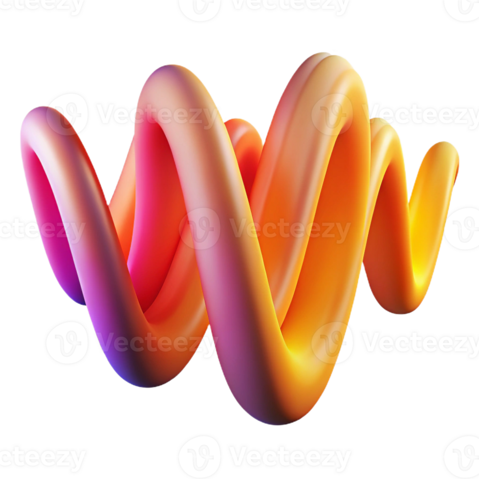 serene contemporary An abstract representation of sound waves, visualized as vibrant, undulating lines in a gradient of warm colors, lit by a soft, diffuse light. Style Visual Music exclusive png