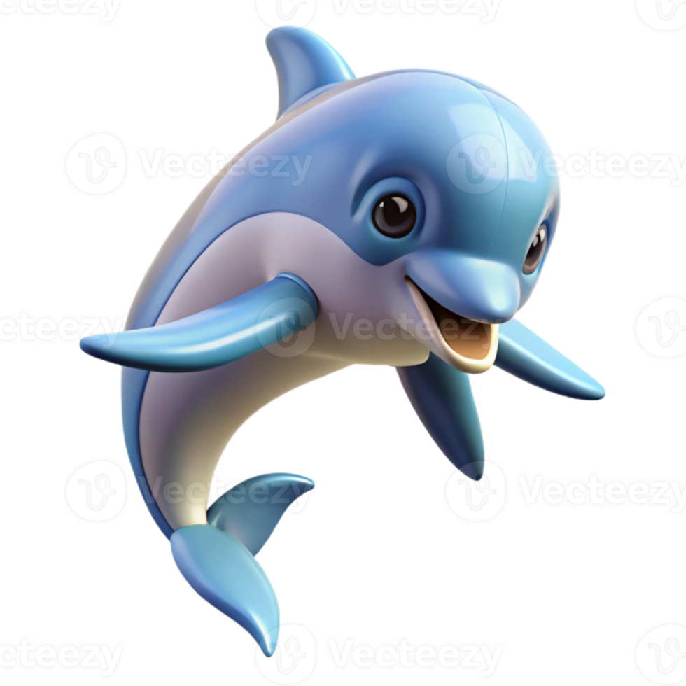 magnificent contemporary Portrait of a playful dolphin leaping from the water. Bright, natural sunlight. Style underwater photography original png