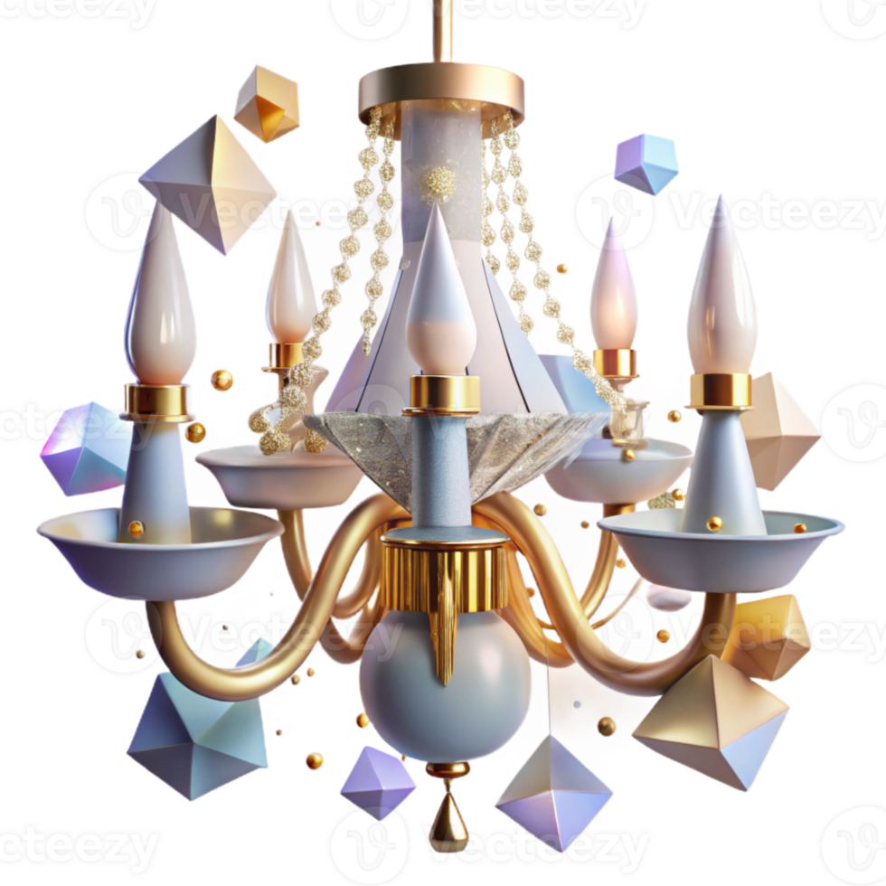 elegant traditional Crystal Chandelier Elegant Design Cutout Lighting Fixture high quality png