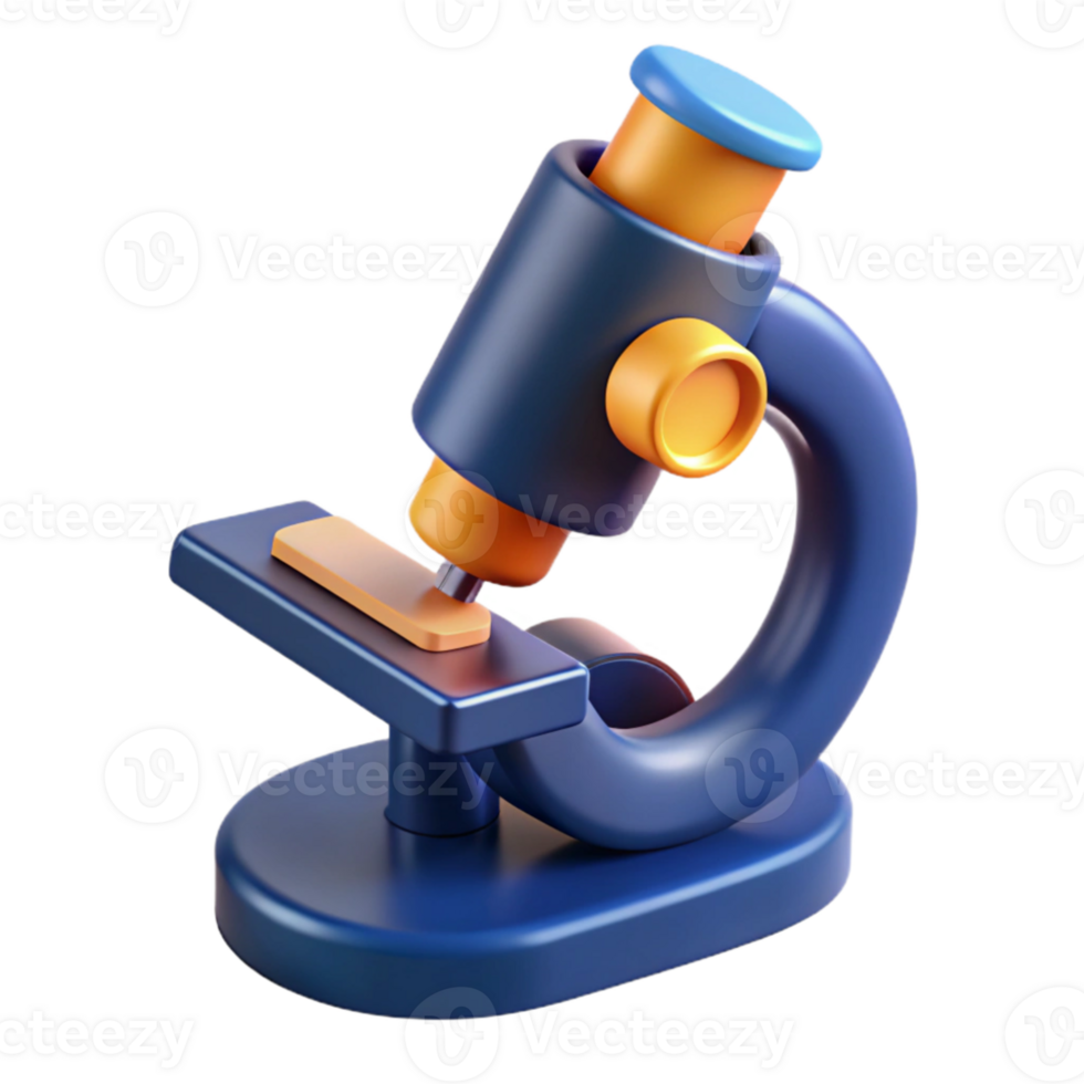 vibrant vintage A microscope with a slide, close-up view, laboratory setting, realistic style detailed png