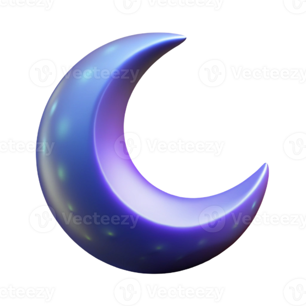 stunning vintage A crescent moon hanging in the night sky, soft light, starry background, astronomical photography style premium png