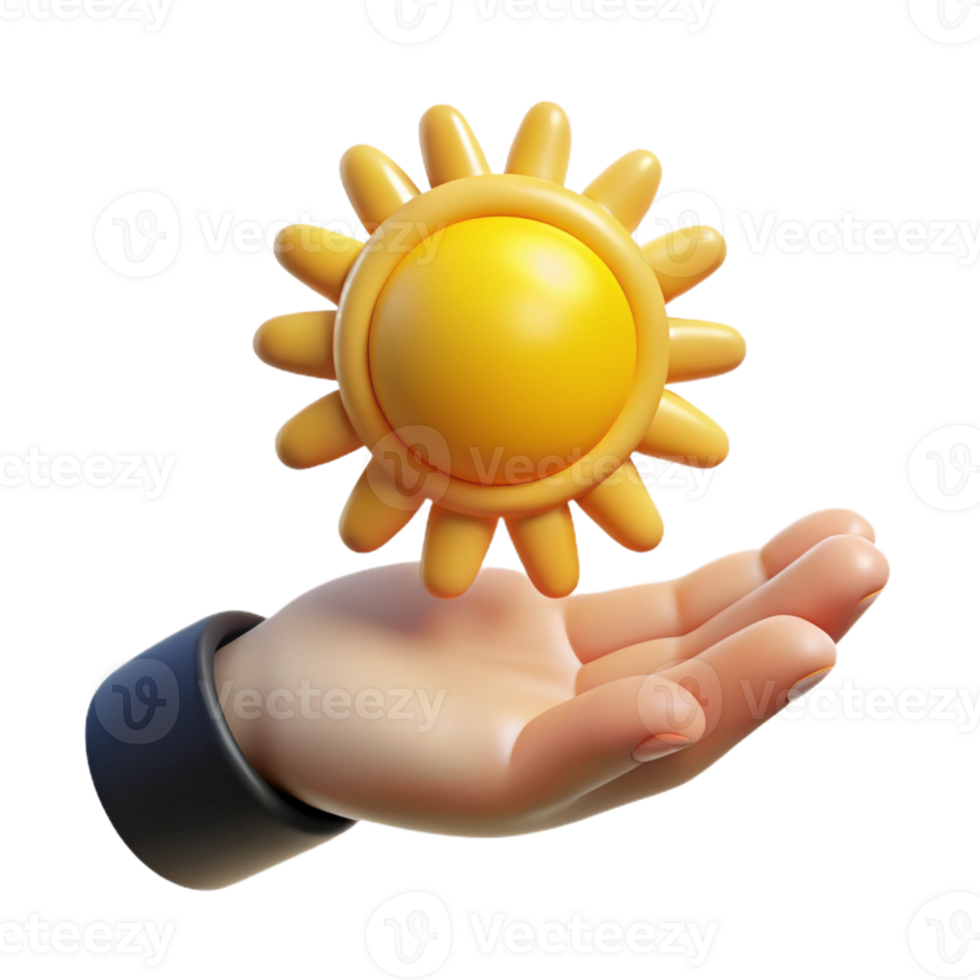 beautiful vintage A hand holding a miniature sun, casting long shadows. Chiaroscuro lighting high quality png
