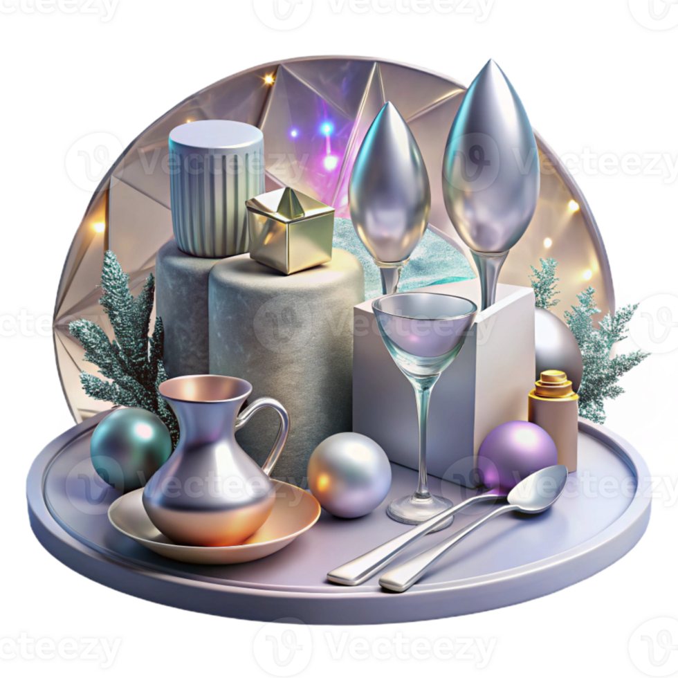 impressive traditional Cutlery Silverware Wedding Table Setting Transparent Background high quality png