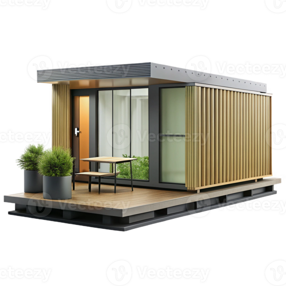 vibrant traditional Modular housing unit, prefabricated design, minimalist aesthetic, sustainable architecture, urban setting high quality png