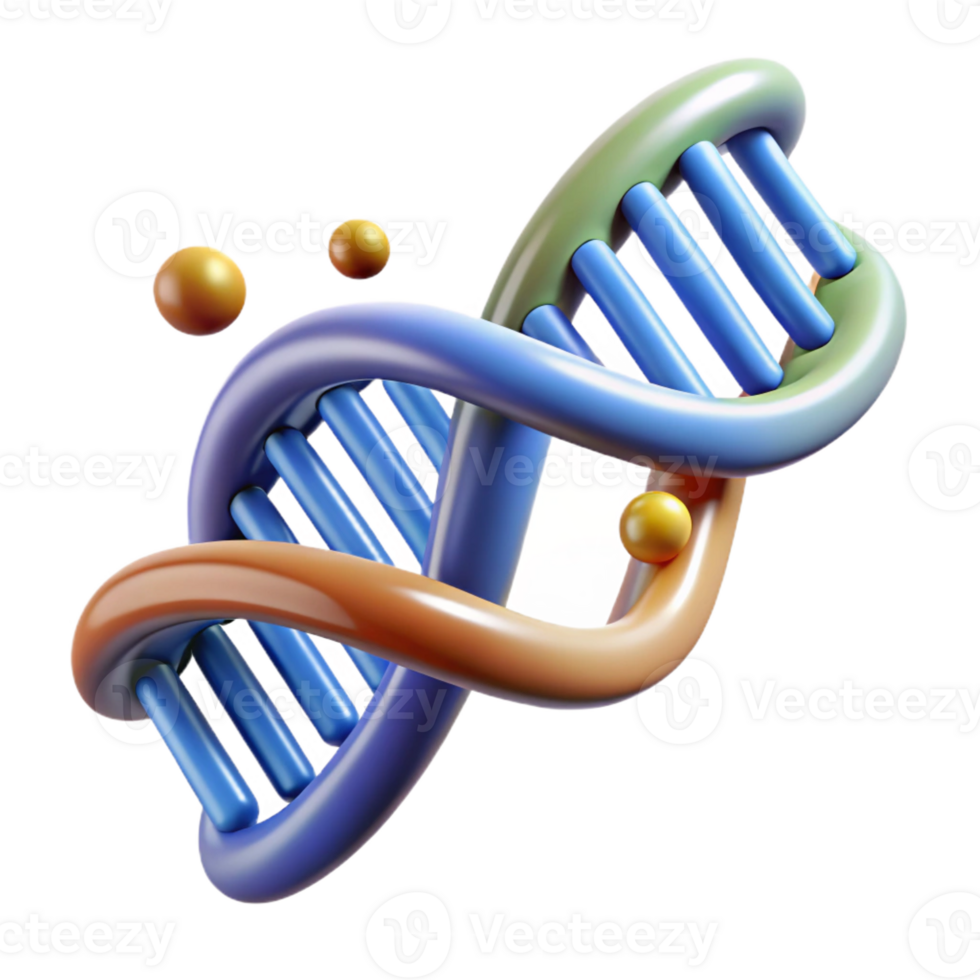 vibrant traditional A DNA double helix unraveling into binary code, genetic engineering concept, scientific illustration style high quality png