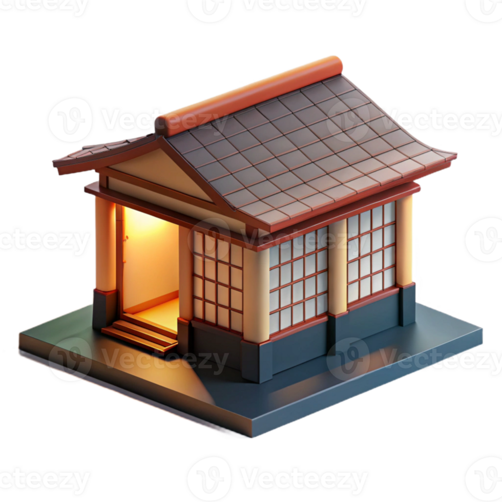 impressive artistic Traditional Japanese house, shoji screens, tatami mats, soft diffused lighting, minimalist aesthetic genuine png