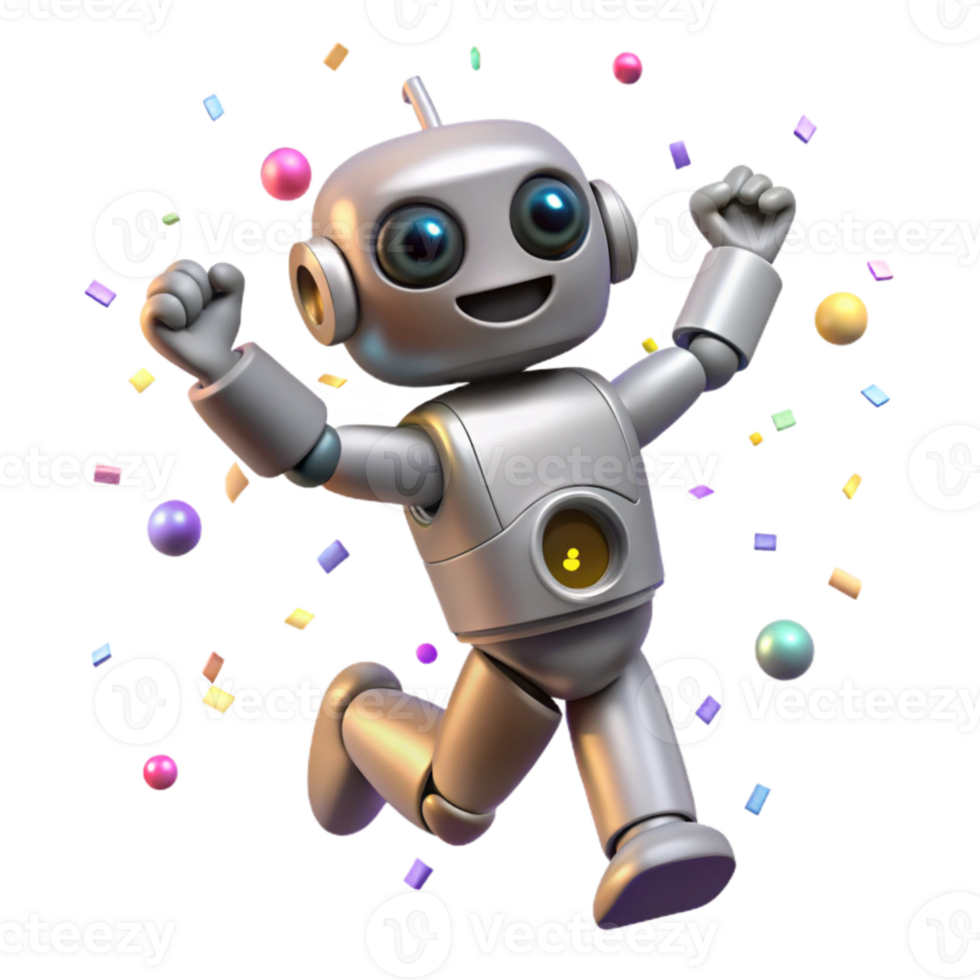 stunning modern Dancing Robot Silhouette Transparent for Entertainment authentic png
