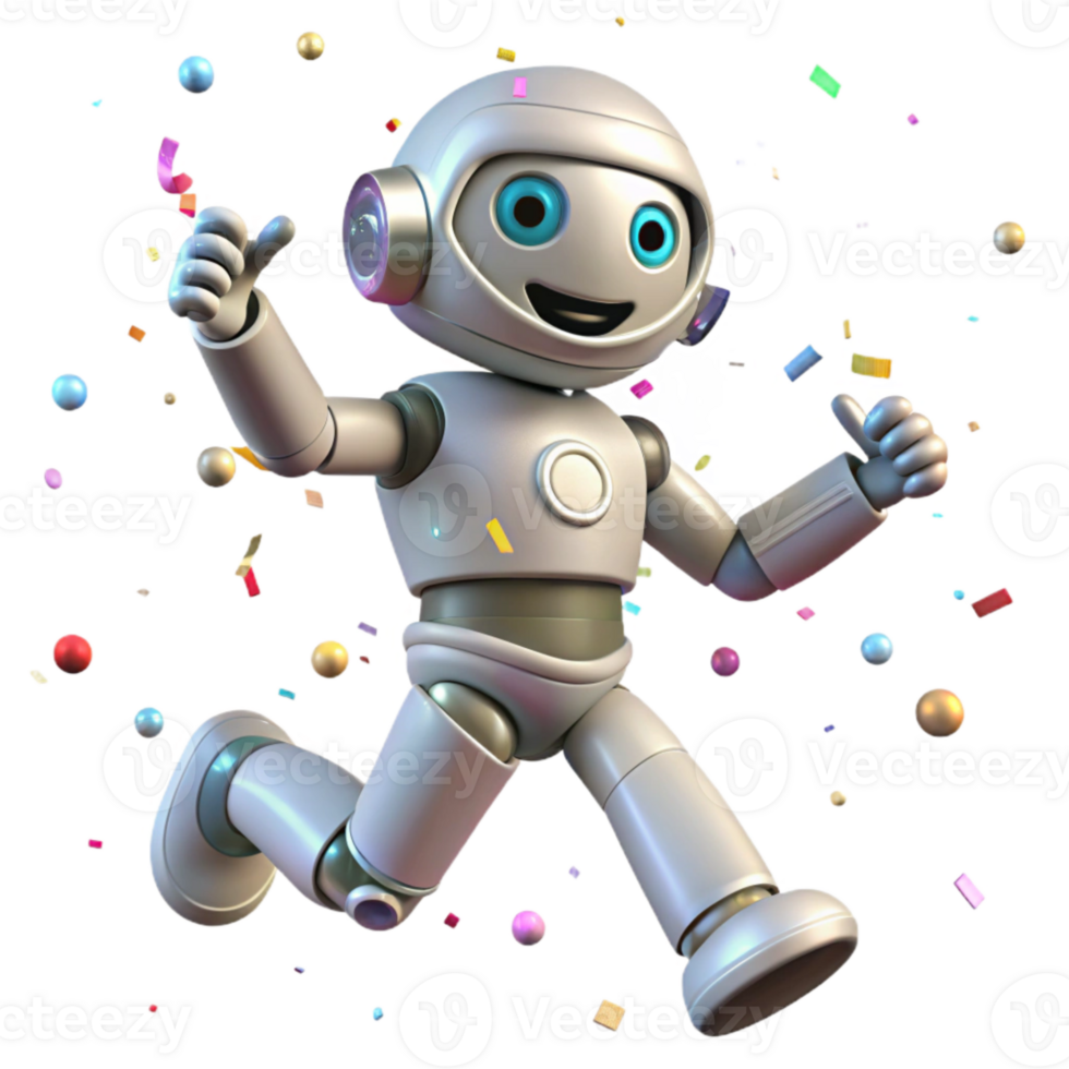 magnificent minimalist Dancing Robot Silhouette Transparent for Entertainment high quality png