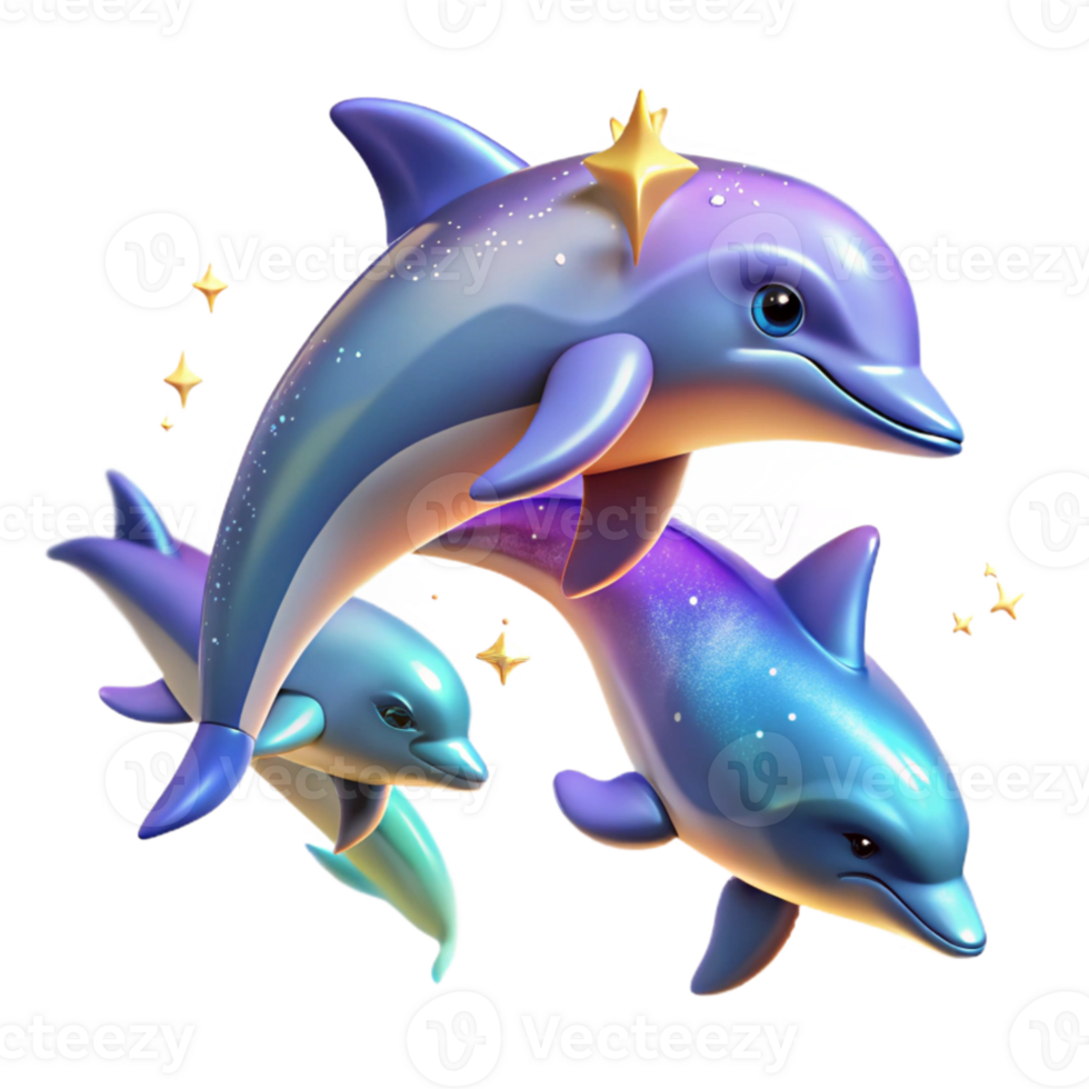 dramatic vintage A group of playful dolphins leaping out of the ocean, lit by sparkling sunlight, in a vibrant, dynamic style exclusive png