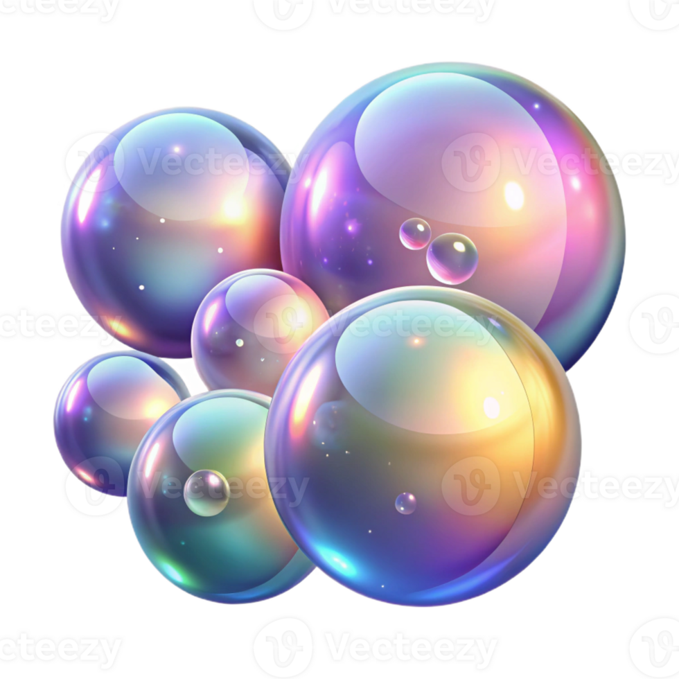 stunning traditional A field of shimmering, iridescent bubbles, illuminated by a bright, celestial light, with a magical, ethereal feel original png