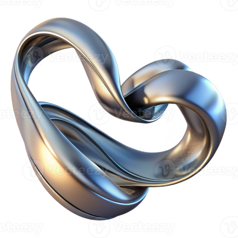 serene creative A dynamic, flowing ribbon of liquid metal, twisting and turning in a graceful motion, illuminated by dramatic lighting authentic png