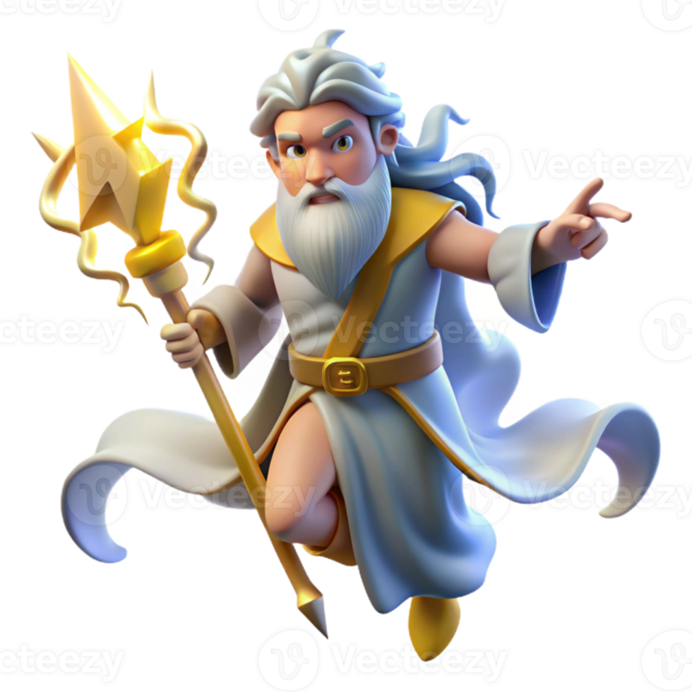 wonderful abstract A powerful Slavic deity Perun, wielding a lightning bolt, surrounded by swirling winds, illuminated by flashes of lightning. Slavic folklore style 4K png