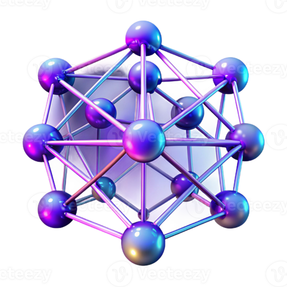 beautiful artistic A complex network of interconnected nodes and data streams, glowing lines and pulsating energy, dark background with blue and purple hues, abstract style authentic png