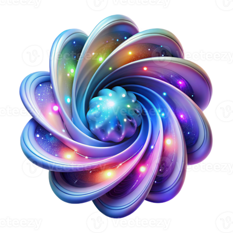 stunning creative A quantum computer processing information, visualized as swirling nebulae of light and data, illuminated by a multi-colored, dynamic lighting scheme. Abstract style detailed png