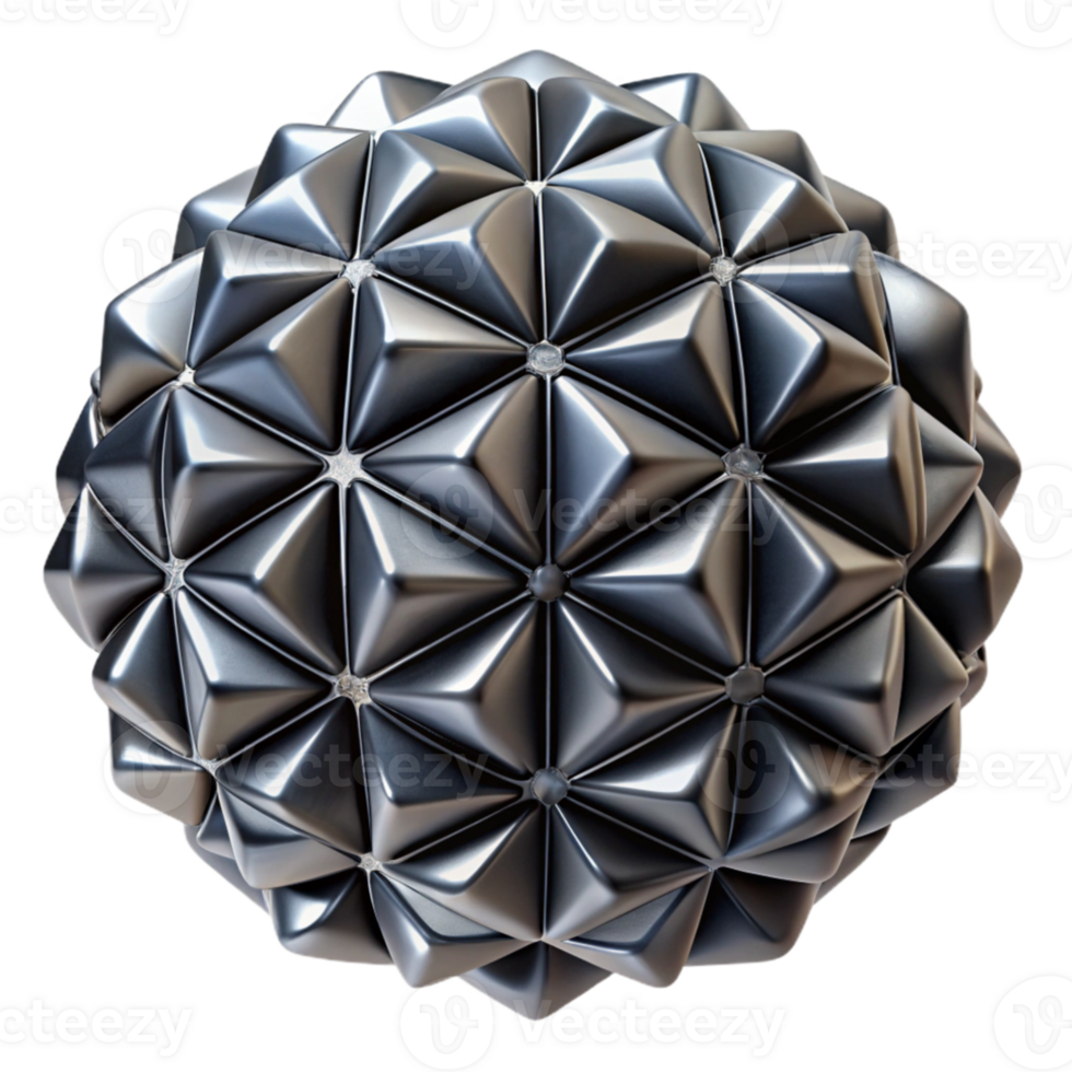 wonderful classic Geometric shapes tessellated in a complex, repeating pattern, rendered in matte black and metallic silver, minimalist style premium png