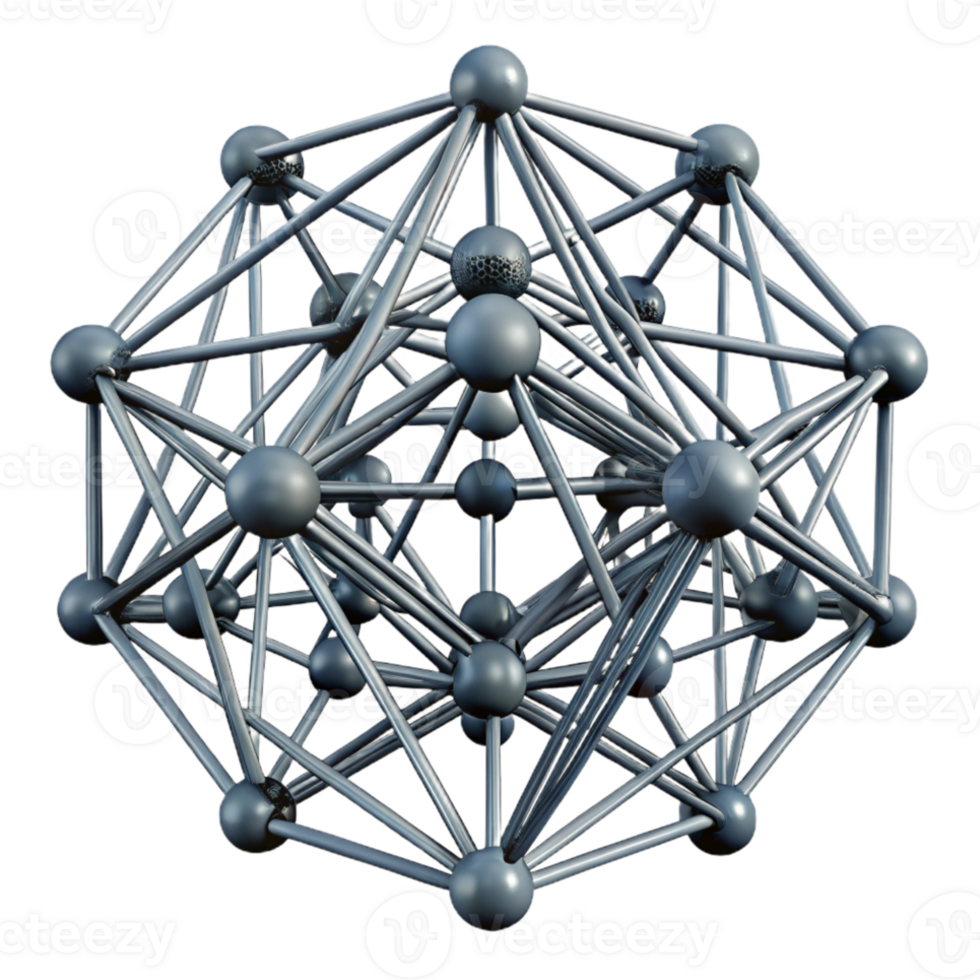 elegant artistic A complex network of interconnected lines, forming a intricate, web-like structure, in a dark, cyberpunk style professional png