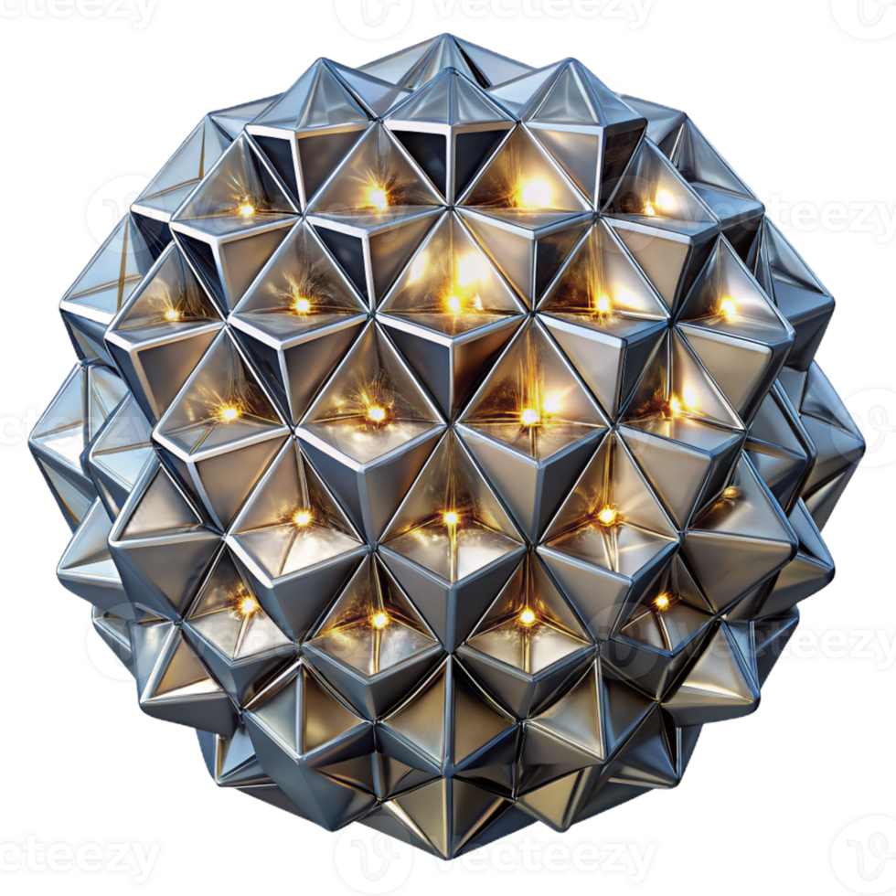 vibrant classic A field of shimmering, metallic particles, arranged in a complex, geometric pattern, illuminated by a single, intense spotlight genuine png