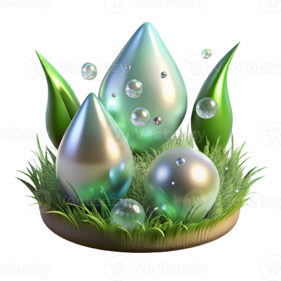 stunning contemporary Dew Drops on Grass Texture Transparent for Nature Photography original png