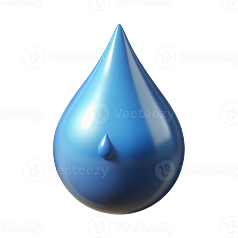 dramatic abstract A single, perfect raindrop falling, captured mid-air, high-speed photography, dark background lighting high quality png