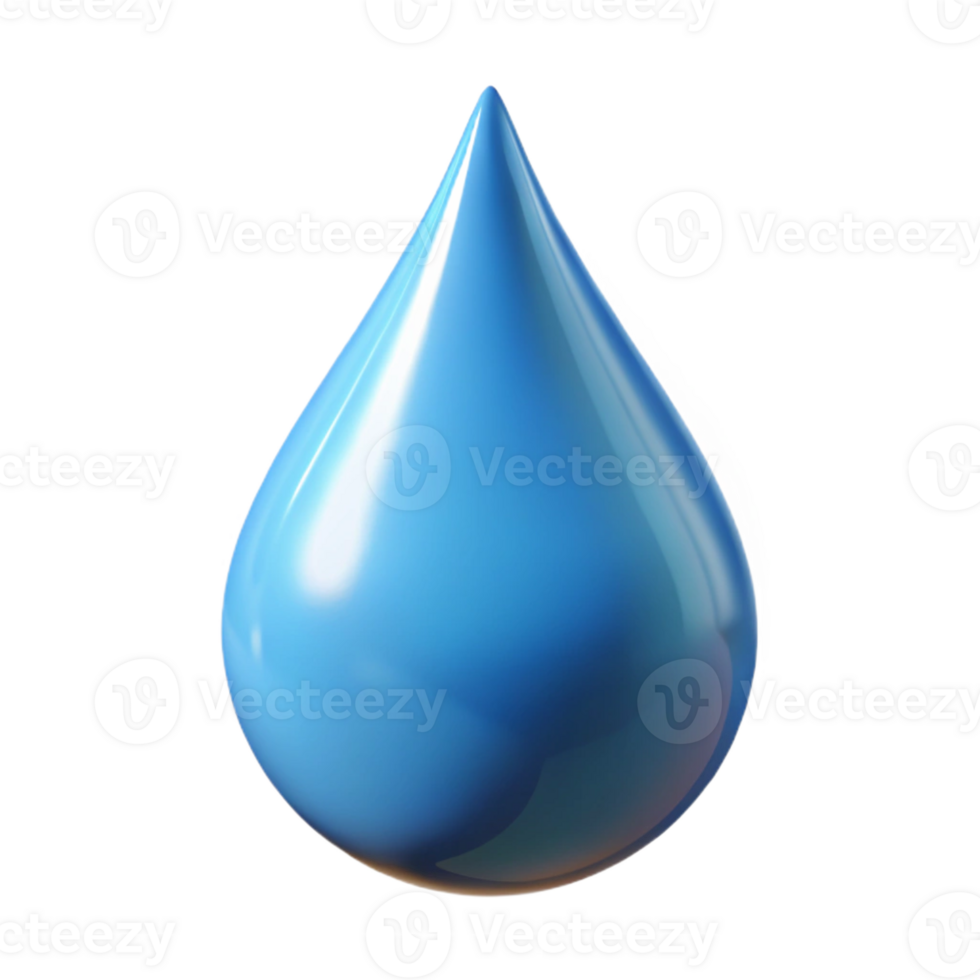 beautiful abstract A single, perfect raindrop falling, captured mid-air, high-speed photography, dark background lighting high resolution png