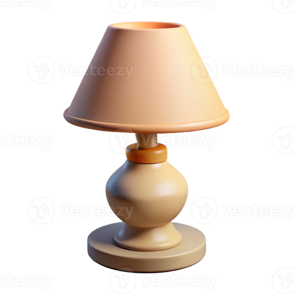 magnificent classic Table lamp, ceramic base, fabric shade high quality png