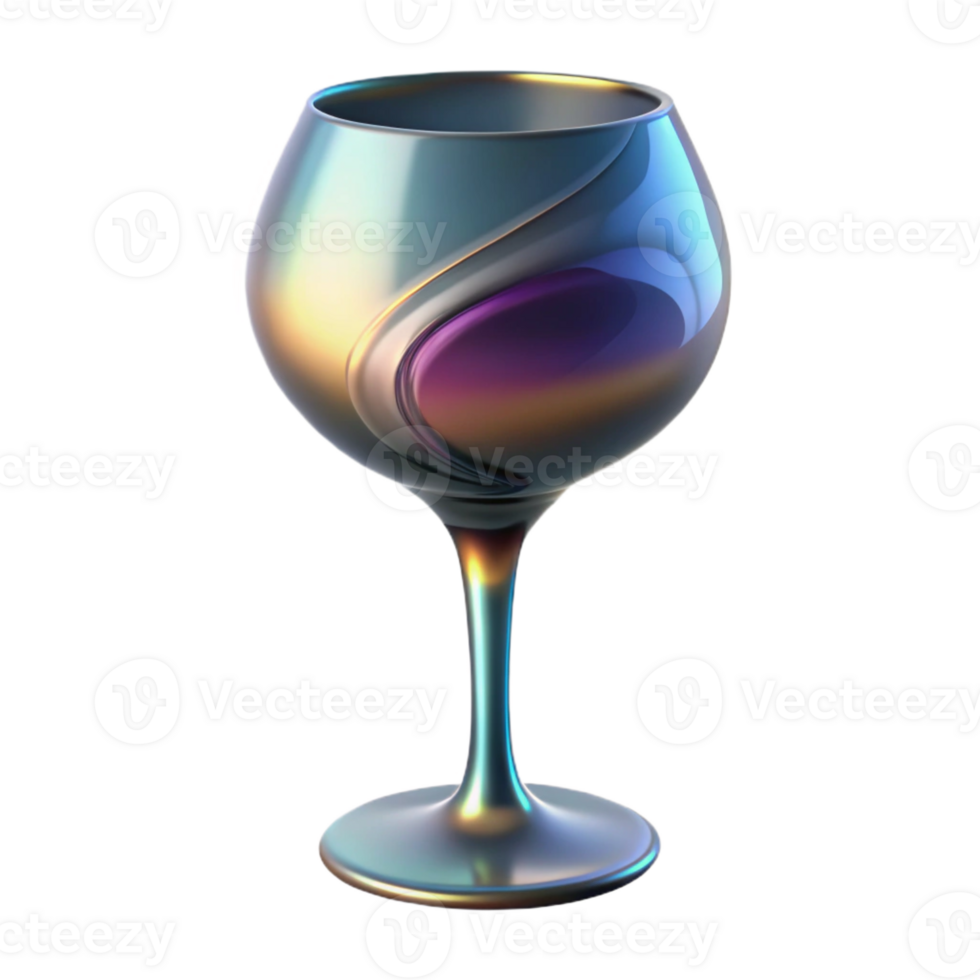 serene creative A wine glass, elegant curves, abstract sophistication genuine png