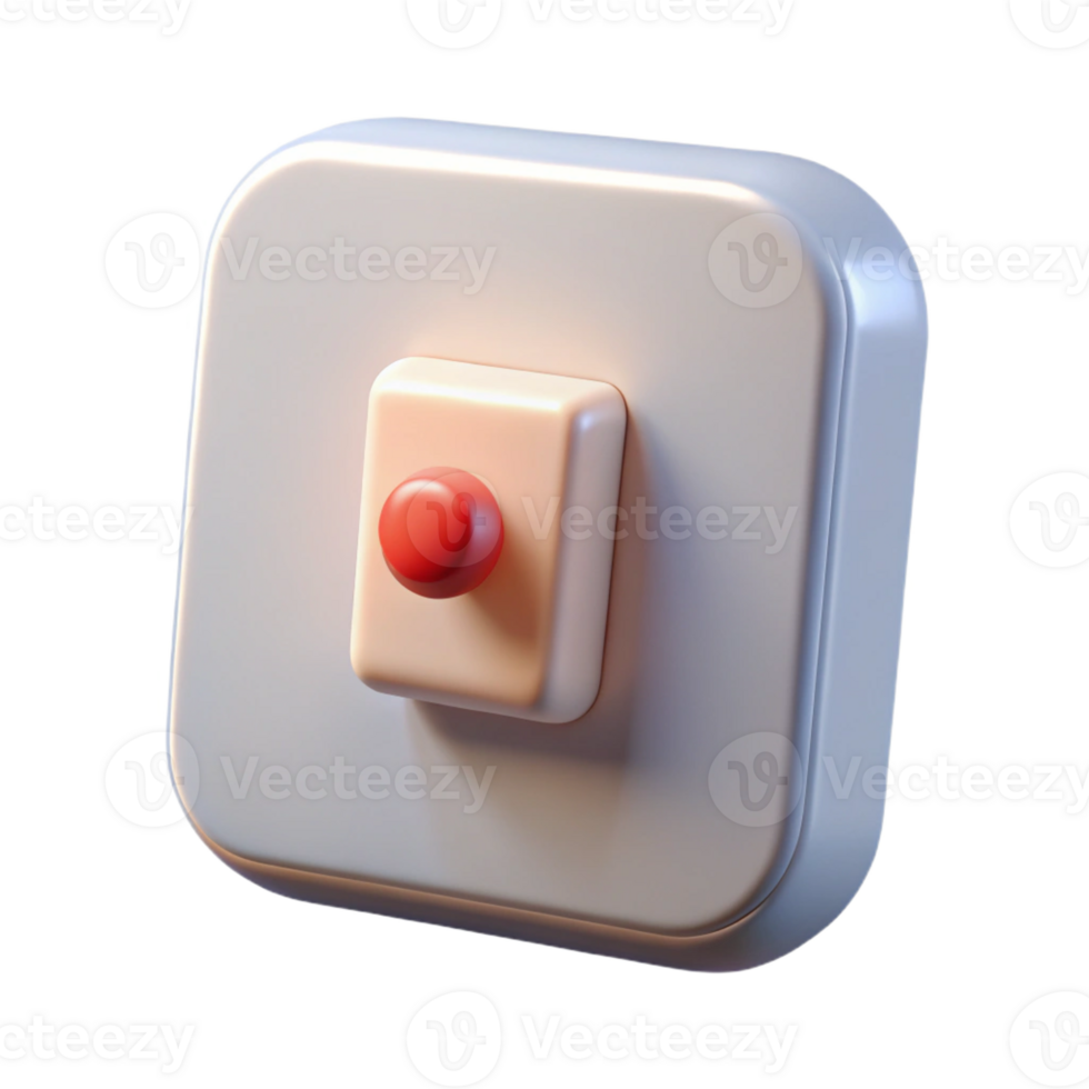 elegant modern Modern light switch, toggle, original png