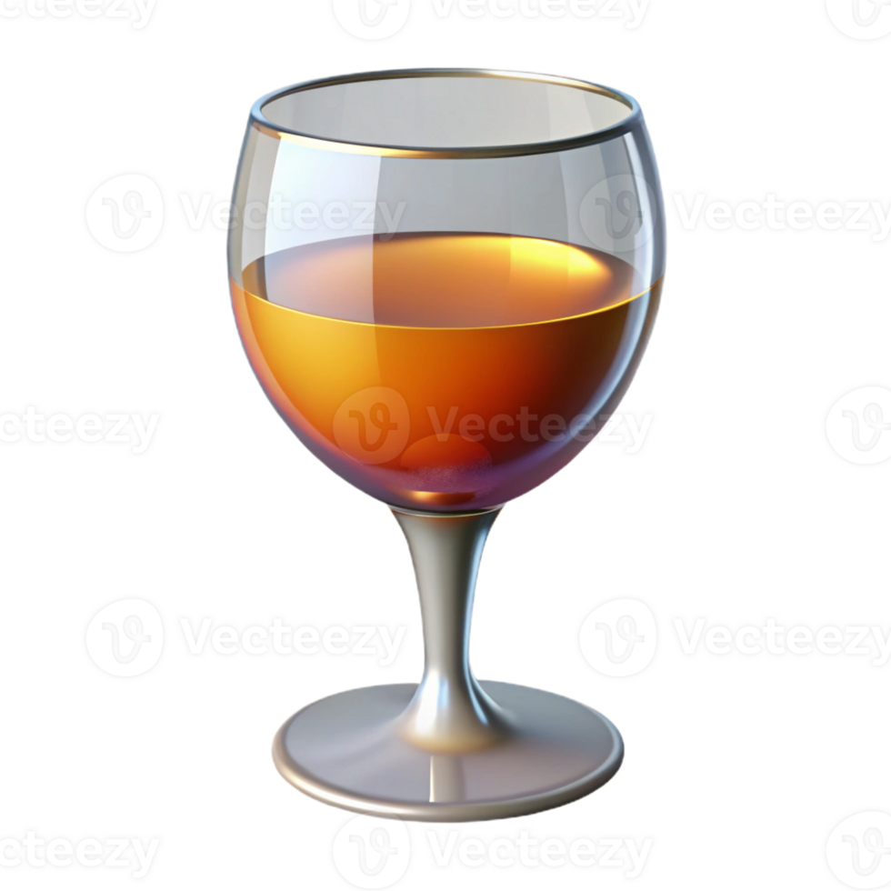 serene rustic Wine glass, clear, stemmed, high resolution png