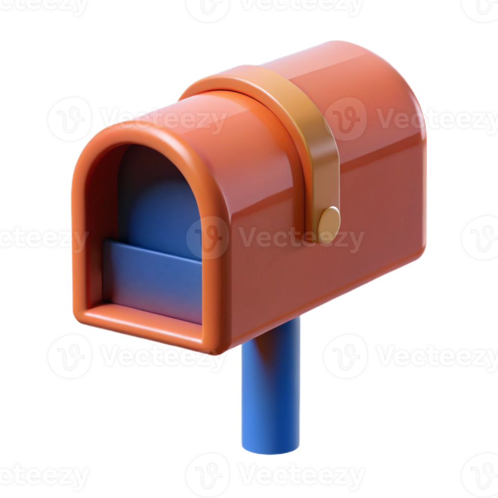 stunning contemporary Modern mailbox, sleek design, authentic png