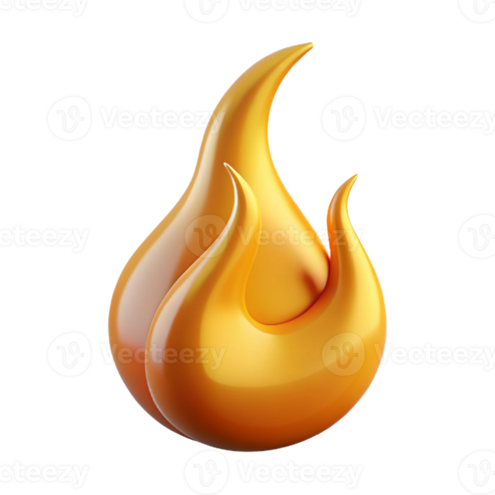 elegant modern A flame, stylized, abstract fire premium png