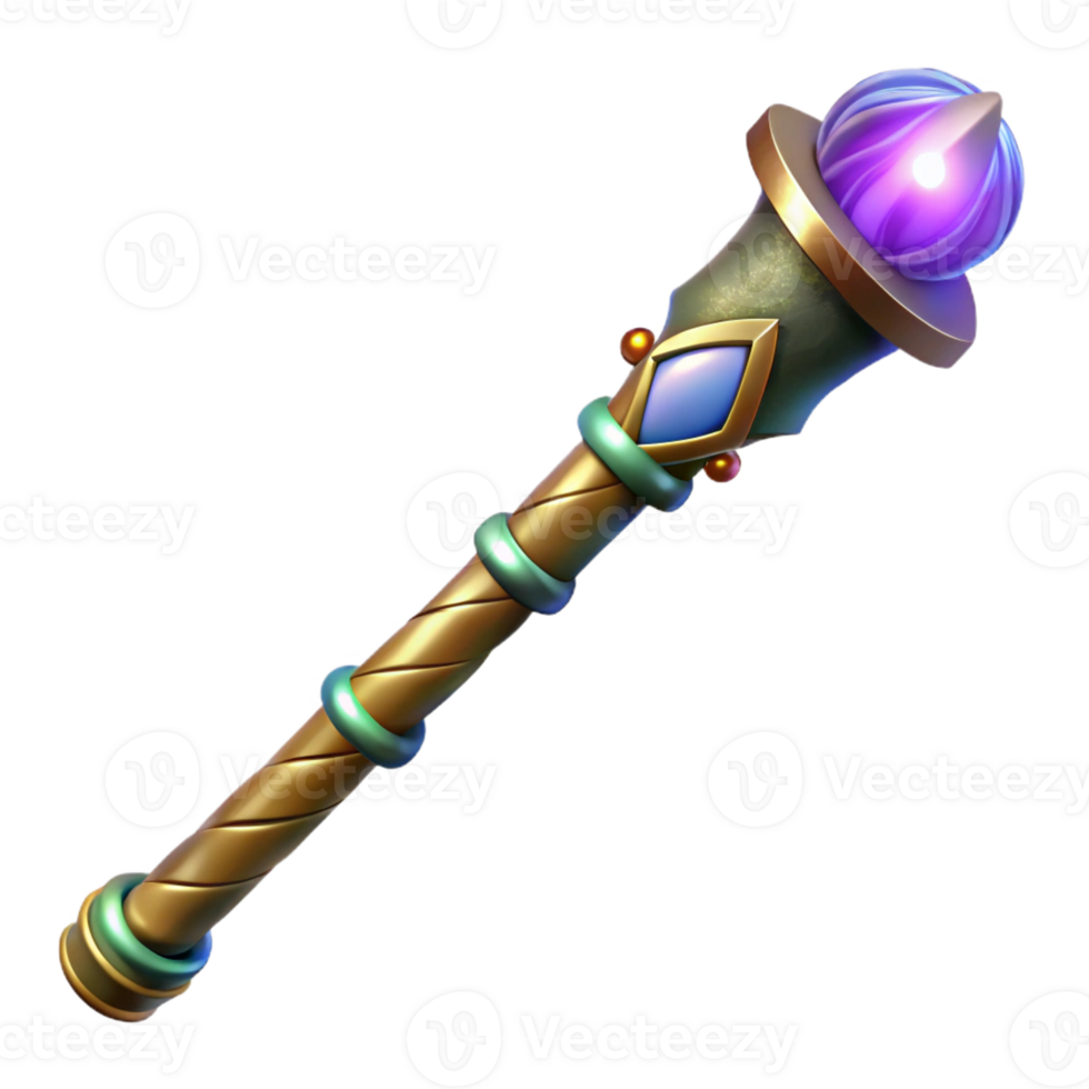 serene minimalist Ancient magic wand, glowing runes, intricate carvings exclusive png