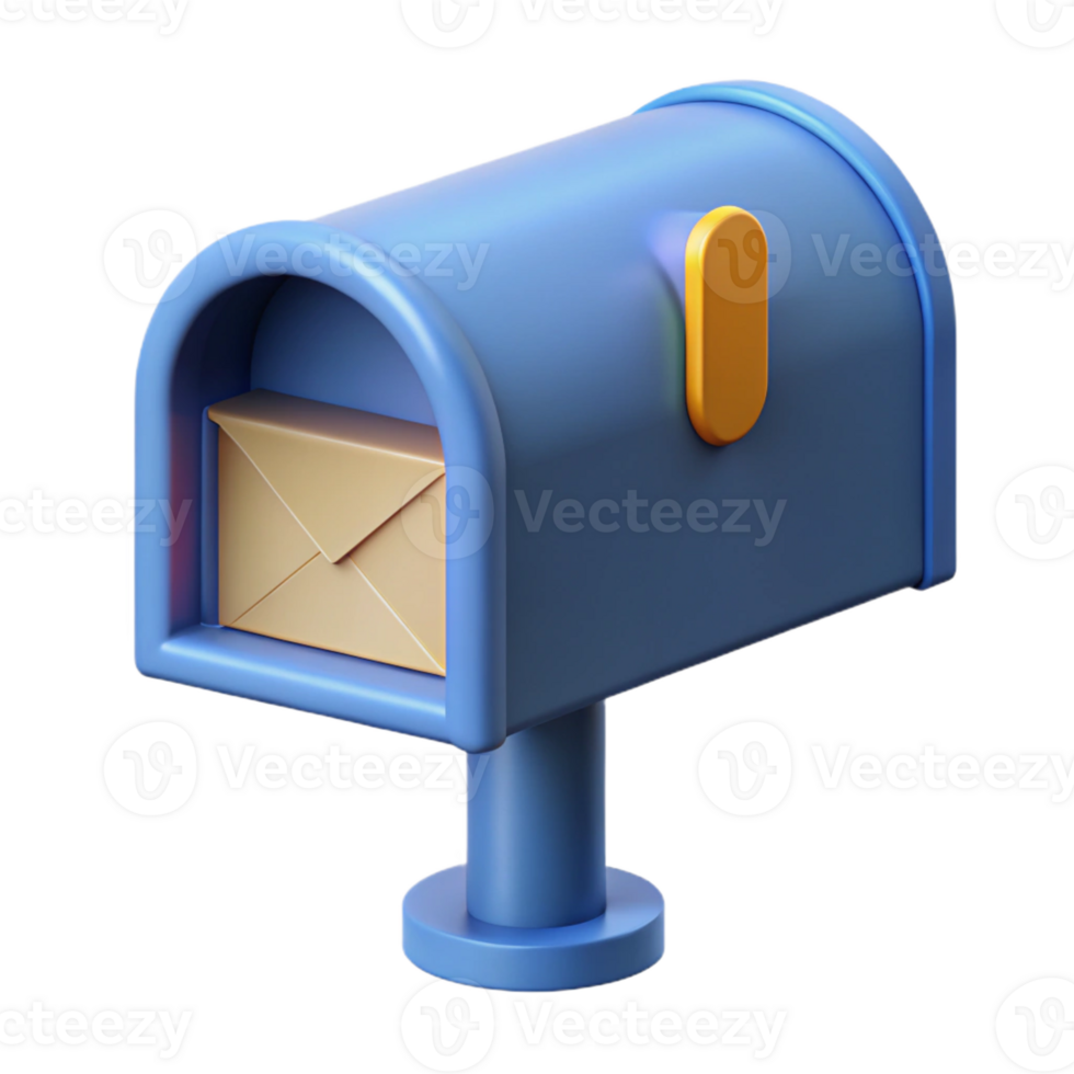 serene contemporary Modern mailbox, sleek design, 4K png