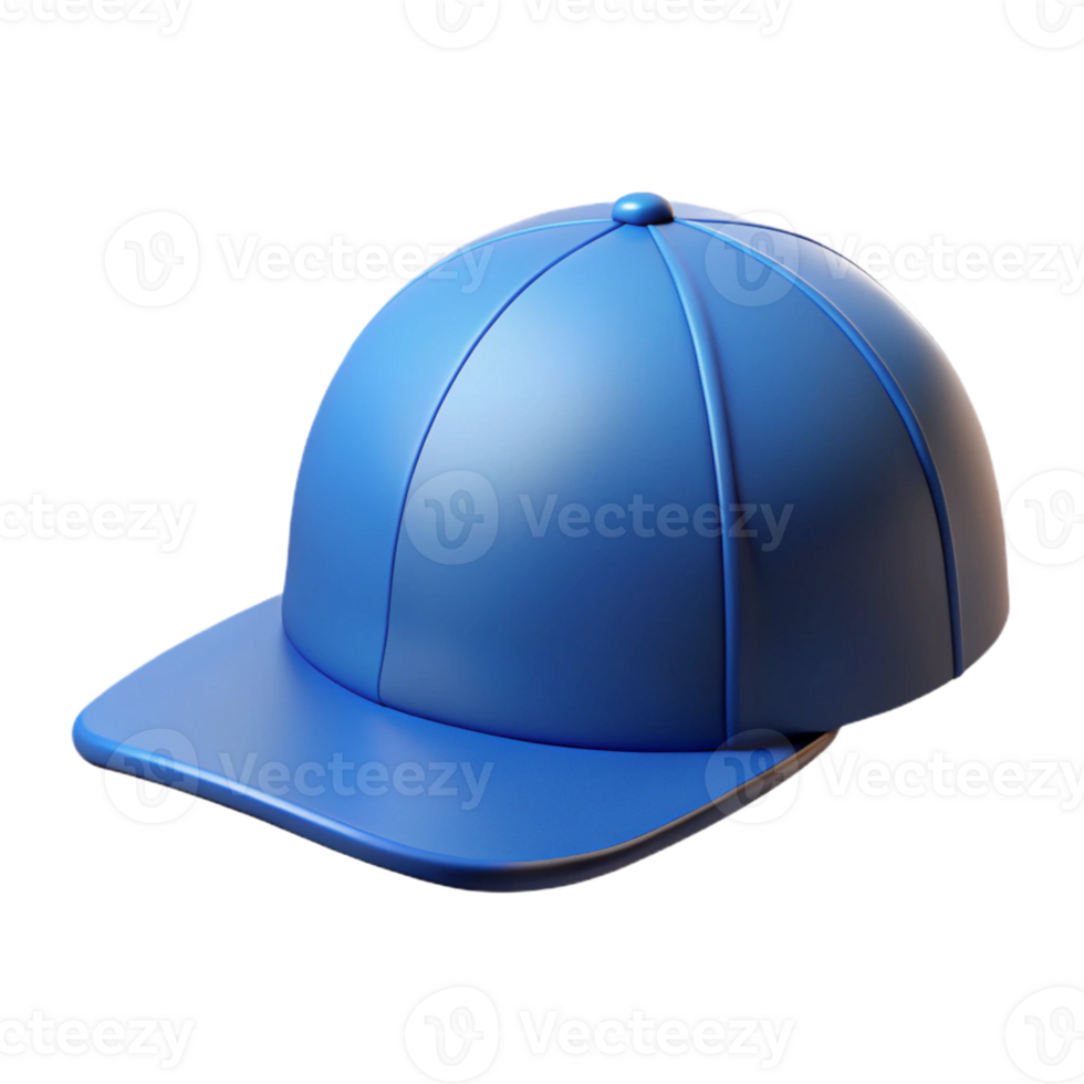wonderful abstract Baseball cap, blue, plain design, high resolution png