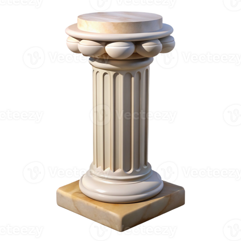 magnificent creative Roman column, marble, Corinthian style exclusive png