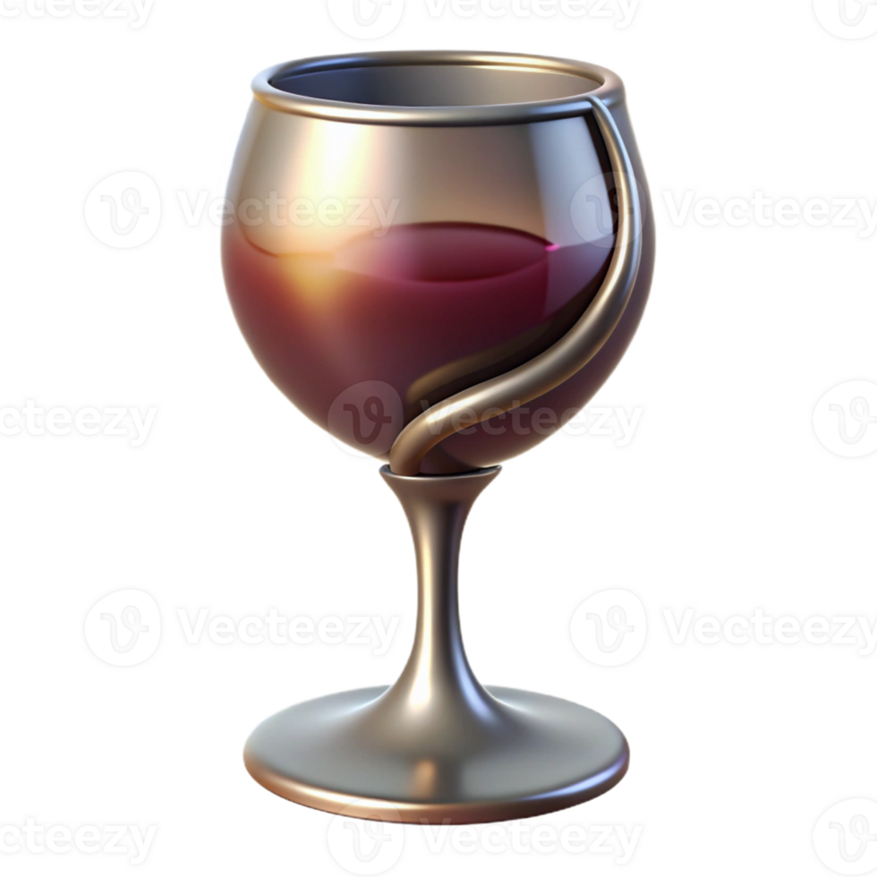 extraordinary minimalist A wine glass, elegant curves, abstract sophistication exclusive png