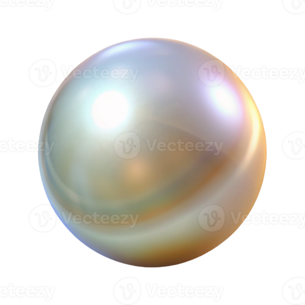 wonderful vintage A single, perfect pearl, soft light, iridescent sheen, photorealistic high resolution png